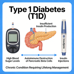 Model Diabetes Jenis 1 Tikus (T1D).