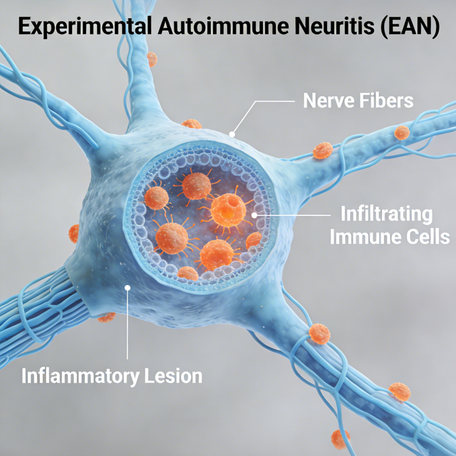 Rat Experimental Autoimmune Neuritis (EAN) မော်ဒယ်များ